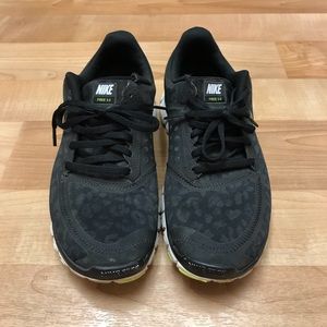 Leopard print Nike running shoes